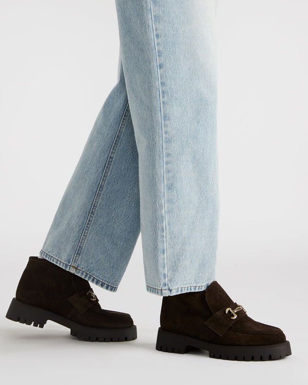 Madden Girl Leon Chocolate Brown Suede