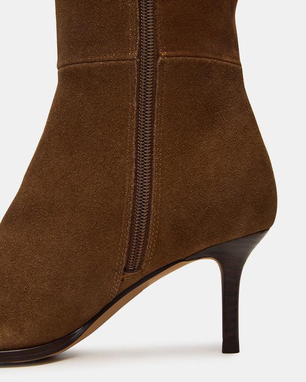 Madden Girl Lingo Chestnut Suede