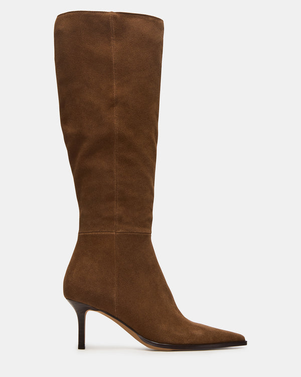madden girl Lingo Chestnut Suede