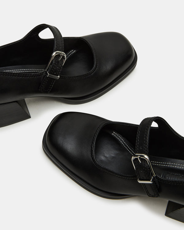 Madden Girl Lisbon Black Leather