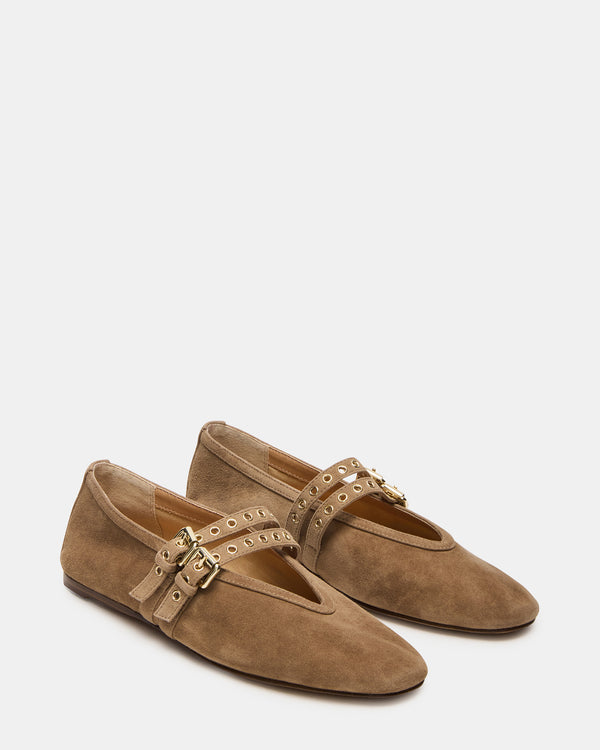 Madden Girl Lydia Taupe Suede