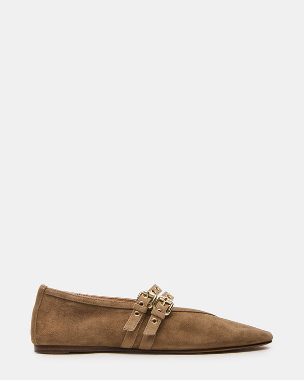 madden girl Lydia Taupe Suede