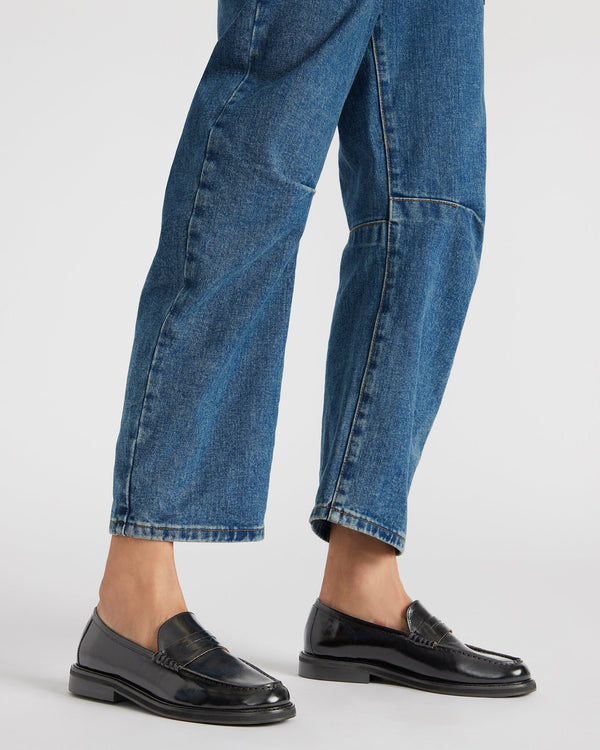 Madden Girl Madison Black Leather