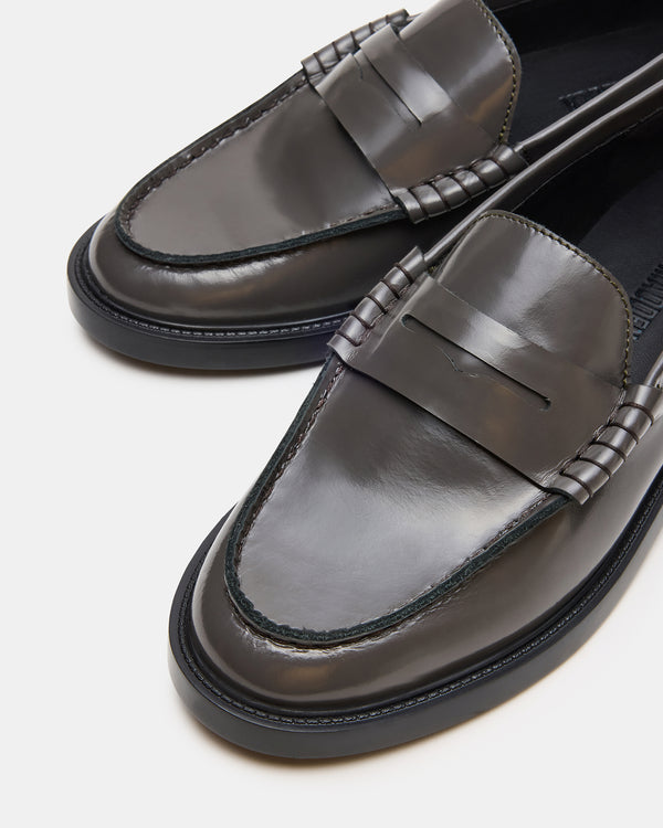 Madden Girl Madison Grey Leather