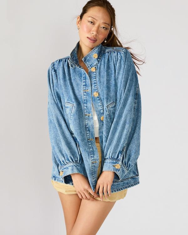 Madden Girl Marceline Denim Jacket Forever Blue