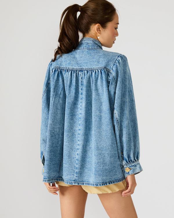 Madden Girl Marceline Denim Jacket Forever Blue