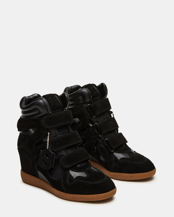 Madden Girl Mavis Black Suede