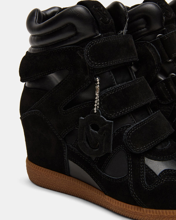 Madden Girl Mavis Black Suede