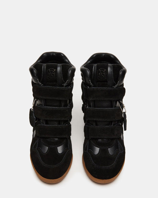 Madden Girl Mavis Black Suede