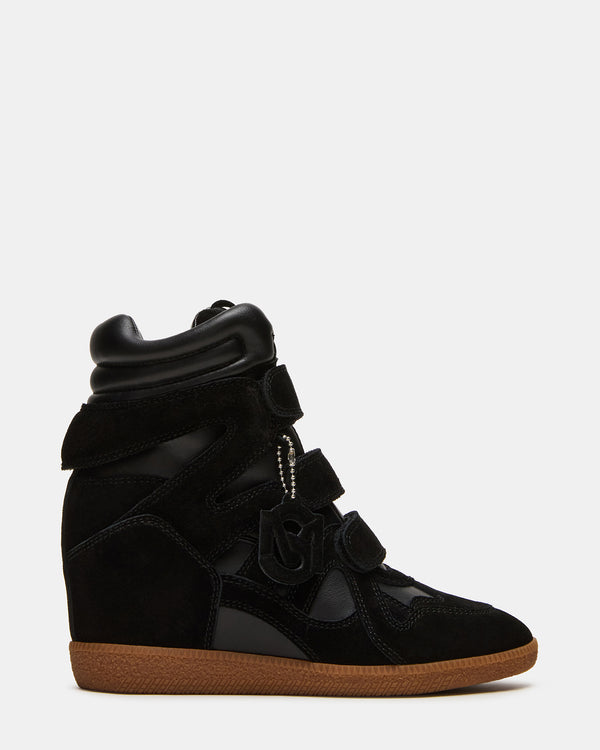 madden girl Mavis Black Suede