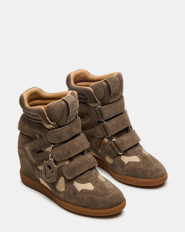 Madden Girl Mavis Taupe Suede