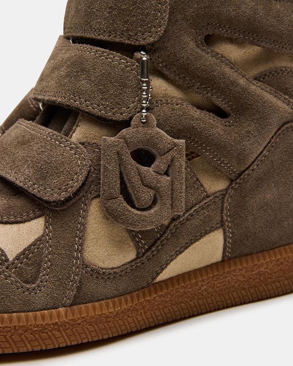 Madden Girl Mavis Taupe Suede