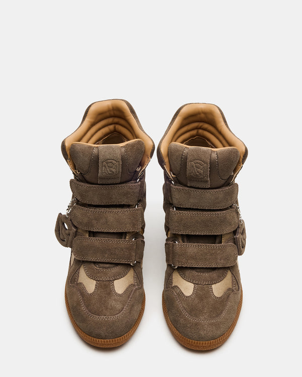 Madden Girl Mavis Taupe Suede