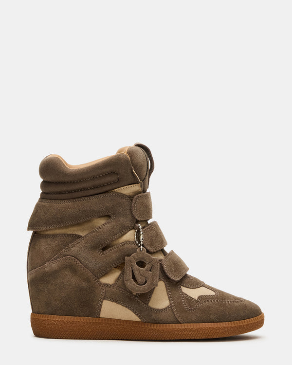 madden girl Mavis Taupe Suede