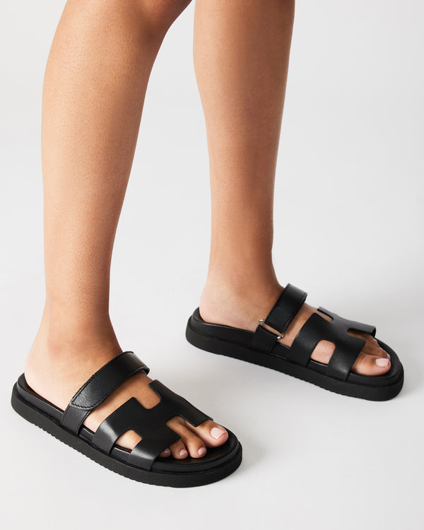 Madden Girl Mayven Black Leather