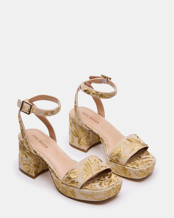 Madden Girl Mercerr Gold Multi