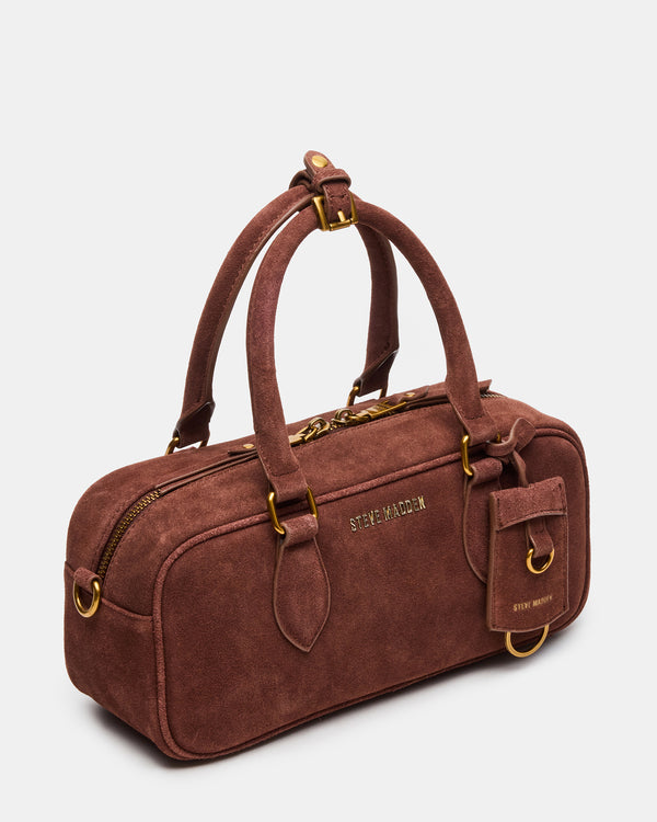 Madden Girl Merit Bag Chestnut Suede