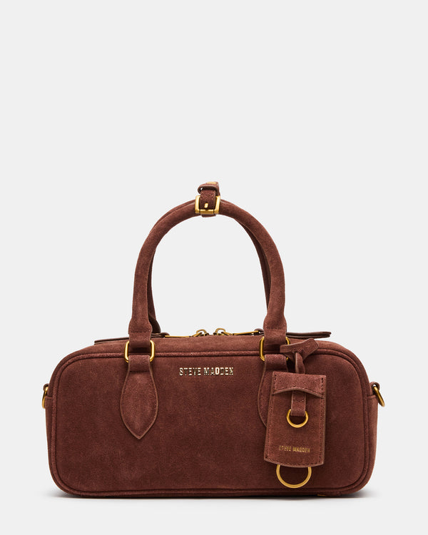 madden girl Merit Bag Chestnut Suede