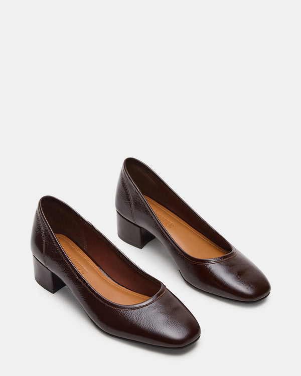 Madden Girl Mollie Espresso Patent