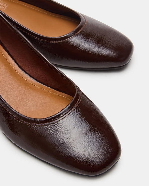 Madden Girl Mollie Espresso Patent