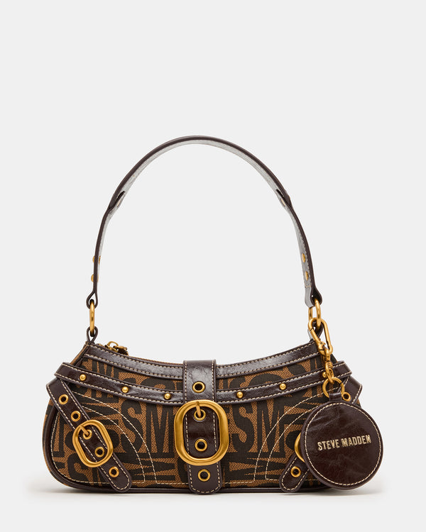 madden girl Motorr Bag Brown Multi