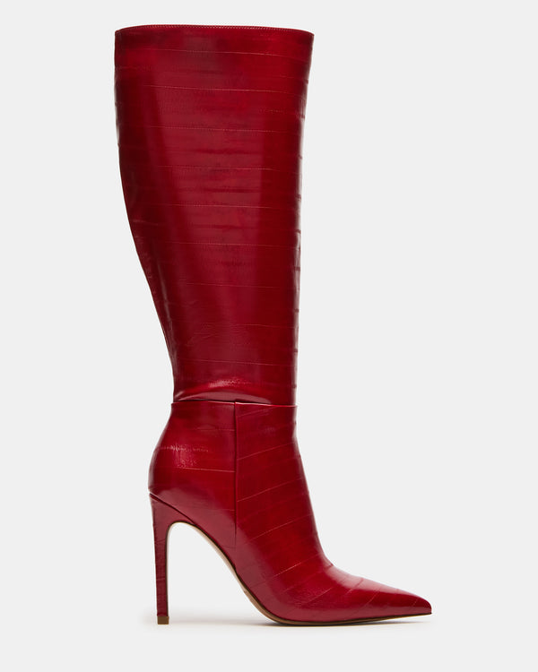 madden girl Nitro Red Eel Wide Calf