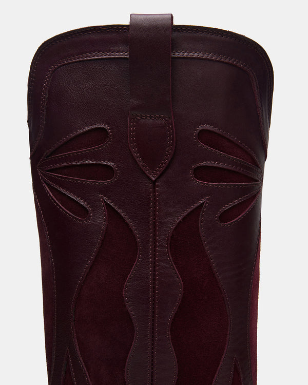 Madden Girl Outlaw Wine Leather