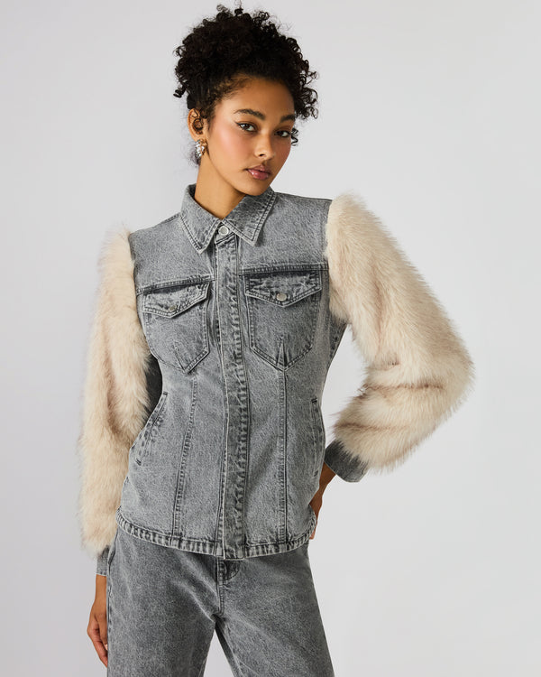 Madden Girl Parker Jacket Fog