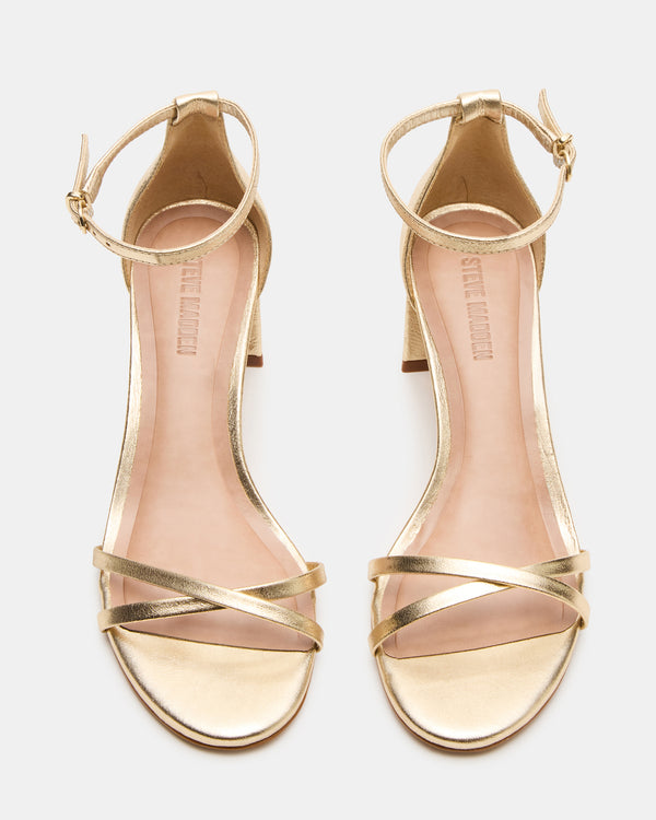 Madden Girl Rae Gold Leather