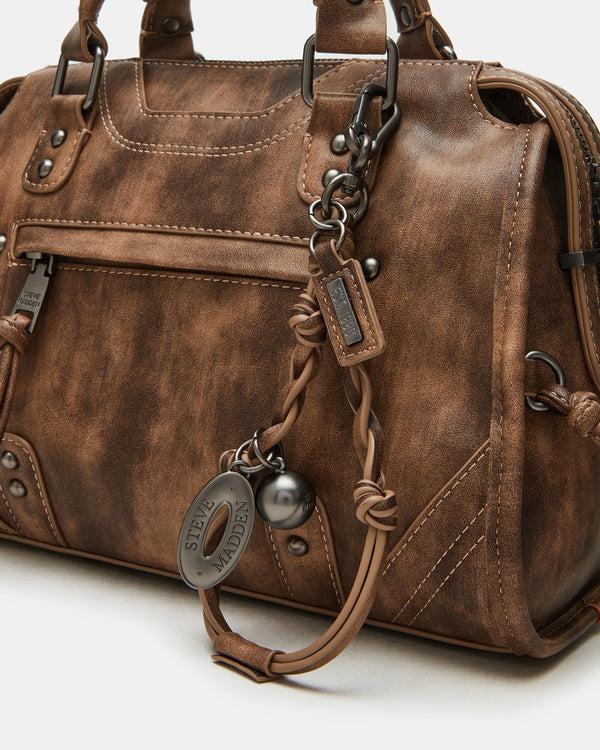 Madden Girl Riggs Bag Brown Distressed