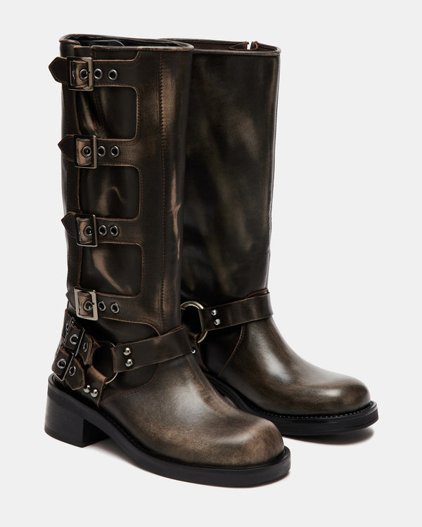 Madden Girl Rocky Brown Distressed
