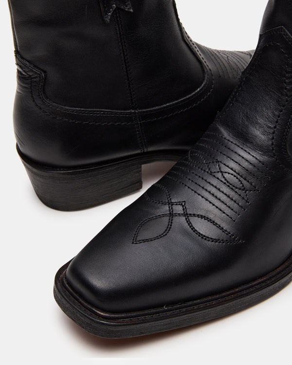 Madden Girl Sanderson Black Leather