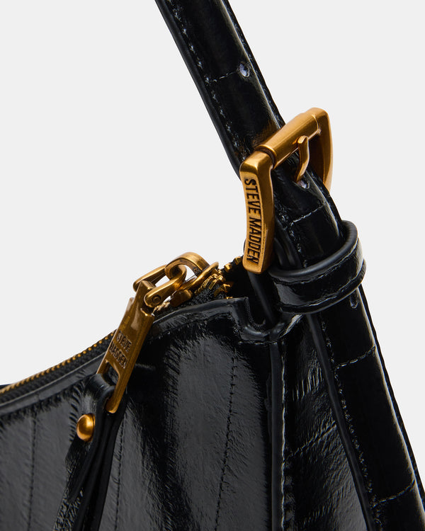 Madden Girl Smith Bag Black Eel