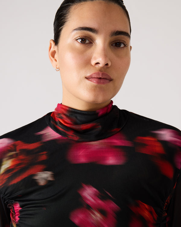 Madden Girl Taylore Top Blurry Floral