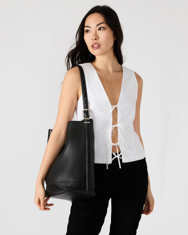 Madden Girl Taylr Bag Black Leather
