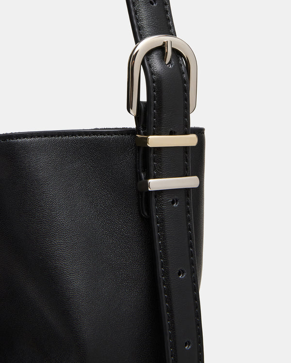 Madden Girl Taylr Bag Black Leather