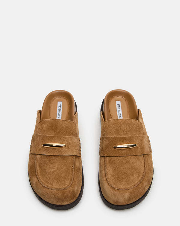 Madden Girl Tobin Chestnut Suede