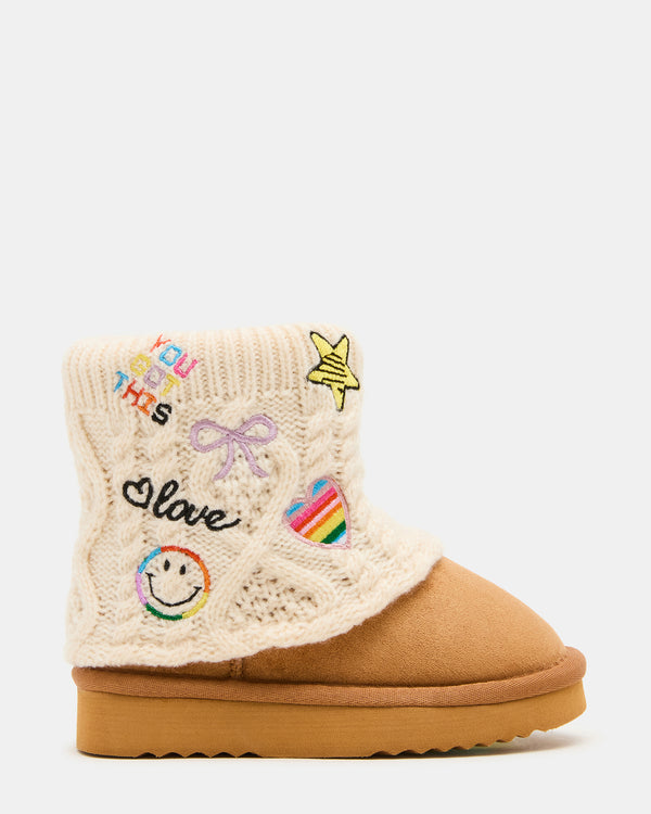 madden girl Toddlers' Swayy Cognac Multi