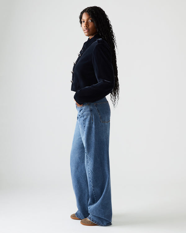 Madden Girl Tonia Blazer Indigo Haze