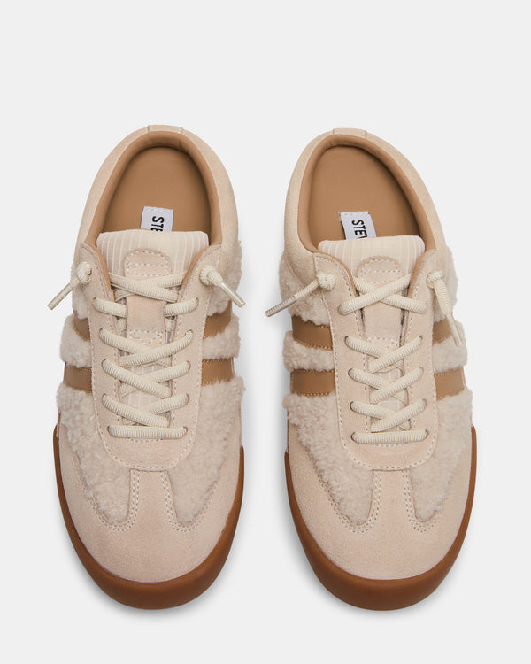 Madden Girl Vandy Faux Fur Bone Multi