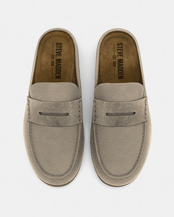 Madden Girl Wyatt Taupe Suede