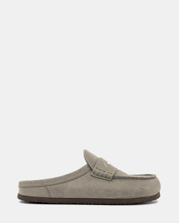 madden girl Wyatt Taupe Suede