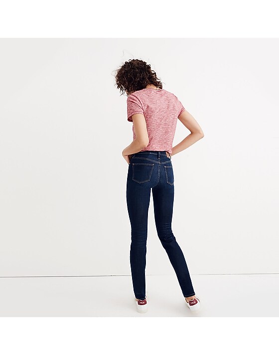 Madewell 9" Mid-Rise Skinny Jeans In Larkspur Wash: TENCEL™ Denim Edition Larkspur