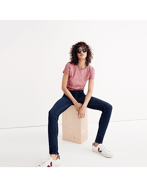 Madewell 9" Mid-Rise Skinny Jeans In Larkspur Wash: TENCEL™ Denim Edition Larkspur