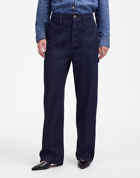 Madewell Alexa Chung For Madewell Workwear Jeans Rinse Wash