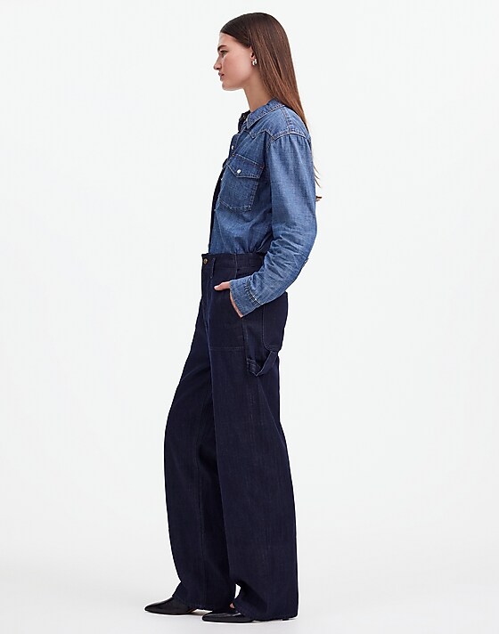 Madewell Alexa Chung For Madewell Workwear Jeans Rinse Wash