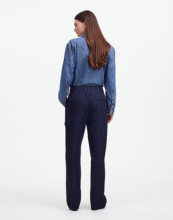 Madewell Alexa Chung For Madewell Workwear Jeans Rinse Wash