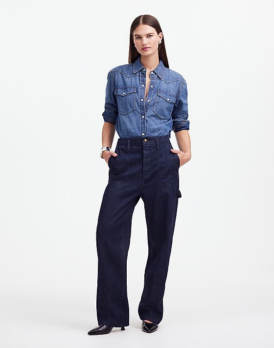 madewell Alexa Chung for Madewell Workwear Jeans rinse wash