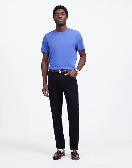 madewell Athletic Slim Jeans: COOLMAX® Denim Edition bainhart wash