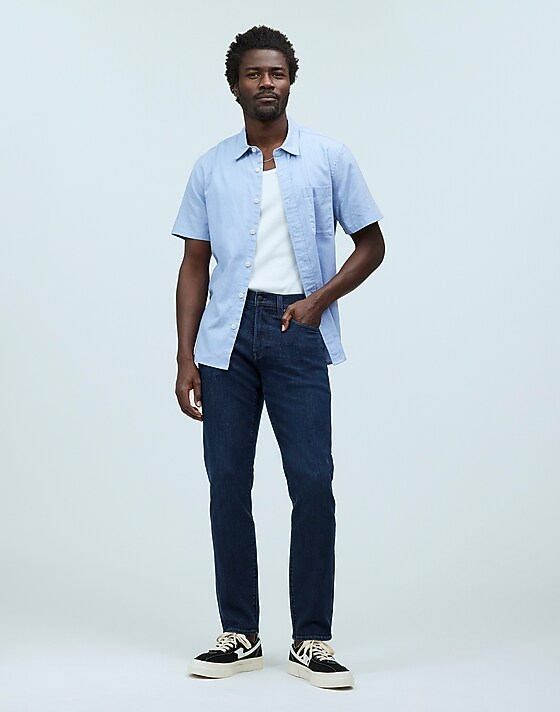 madewell Athletic Slim Jeans: COOLMAX® Denim Edition chapman wash